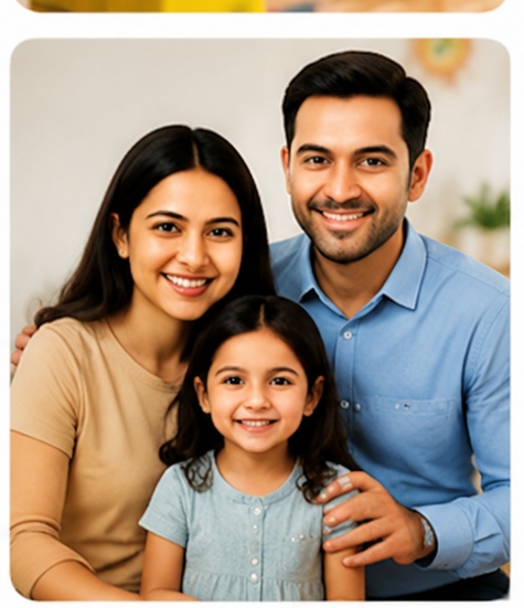 Happy family who trusts Dular